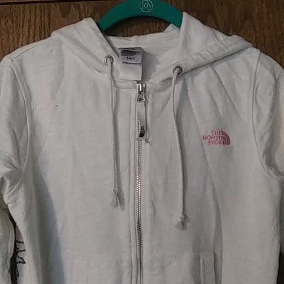 Women's North Face Lightweight Embroidered Full Zip Hoodie - Picture 3 of 6